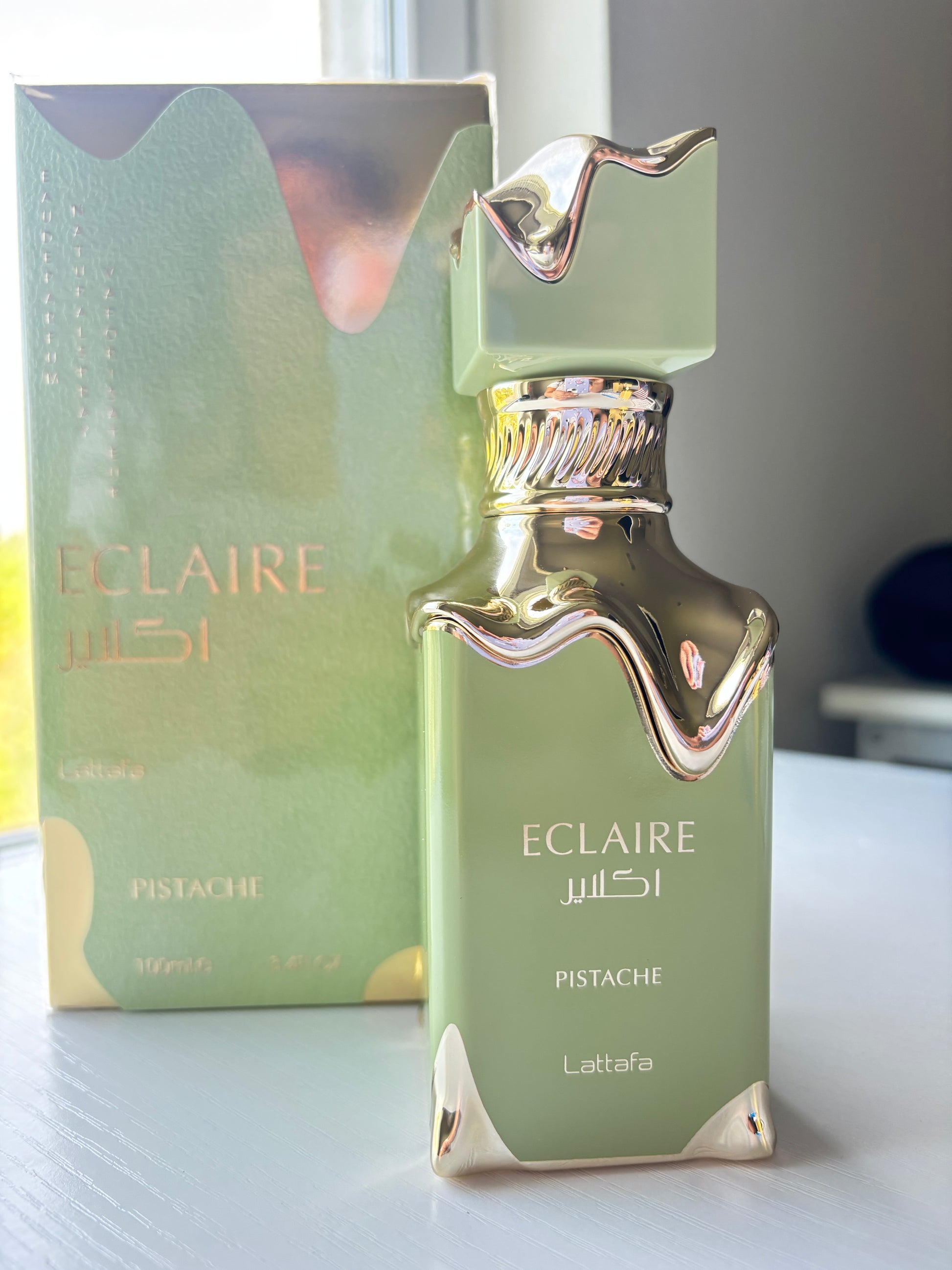 Eclaire Lattafa Mones perfumes Pistache