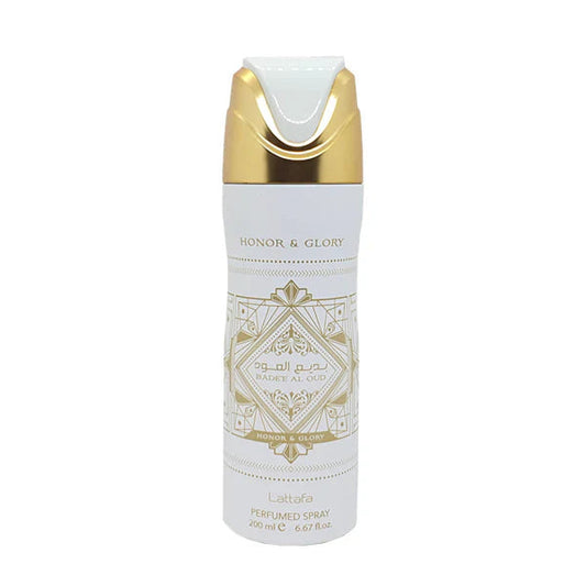 Bade’e Al Oud Honor & Glory Body Spray de Lattafa (200 ml)