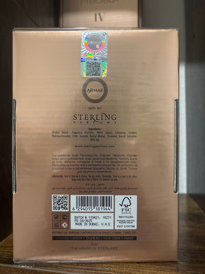 Club de Nuit Precieux IV Extrait de Parfum – ARMAF