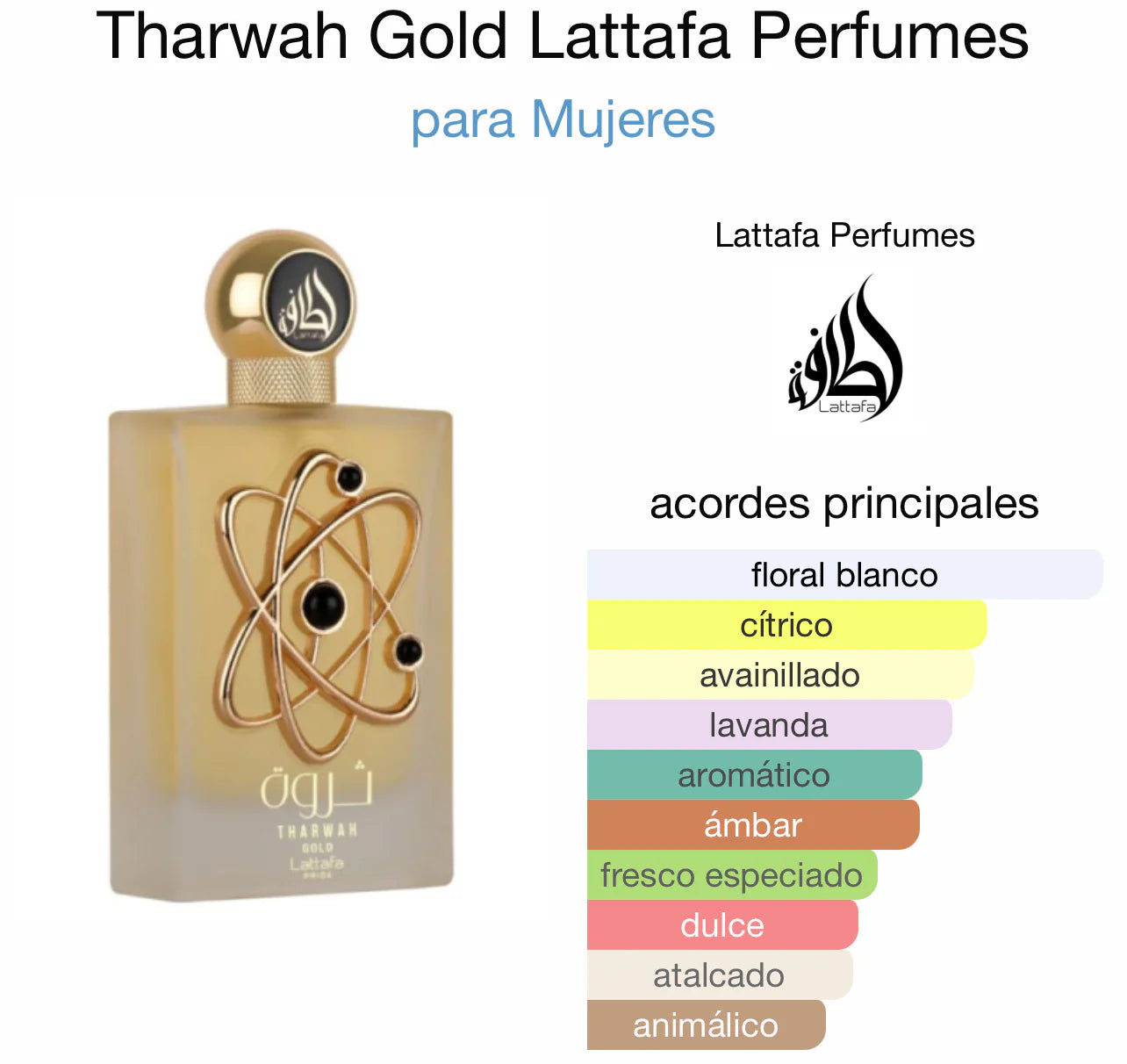 Tharwah – Lattafa Mones perfumes arabes