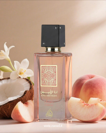 Ana Abiyedh Coral – Lattafa EDP 2.4FL.OZ